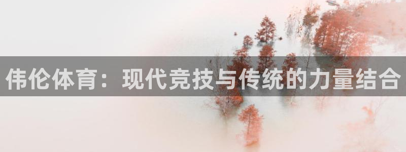 杏鑫登录注册：伟伦体育：现代竞技与传统的力量结合